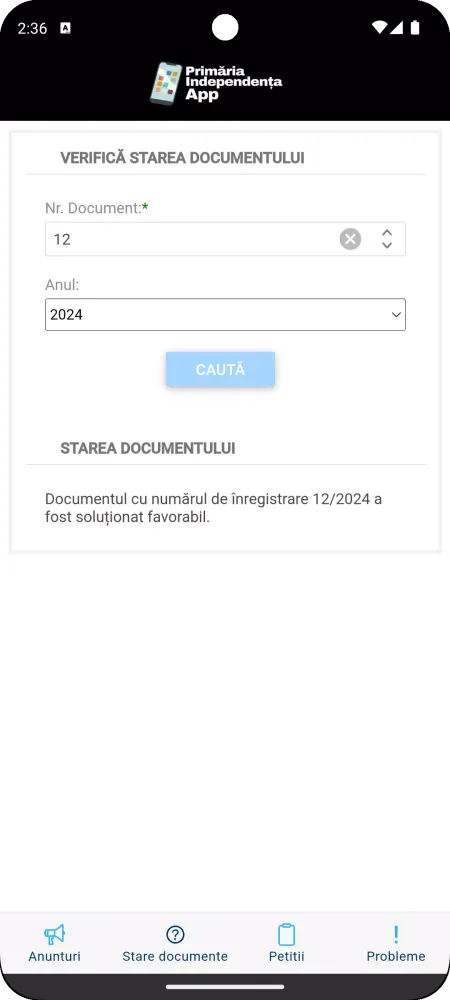 Independenta App Screenshots