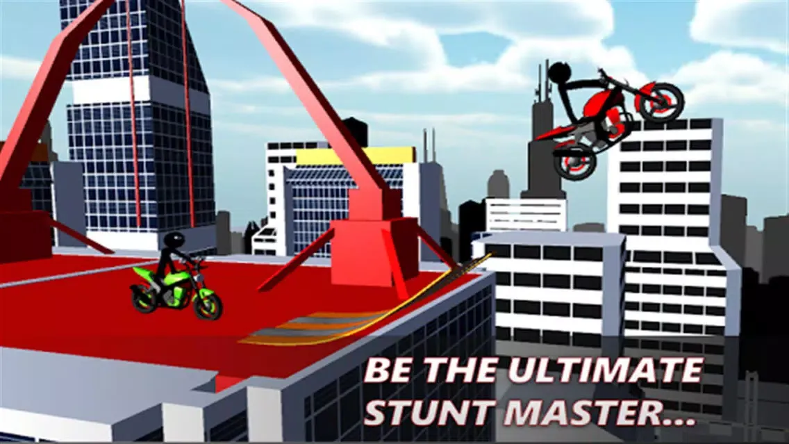 Stickman Motorcycle 3D应用截图