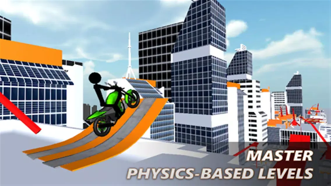 Stickman Motorcycle 3D应用截图