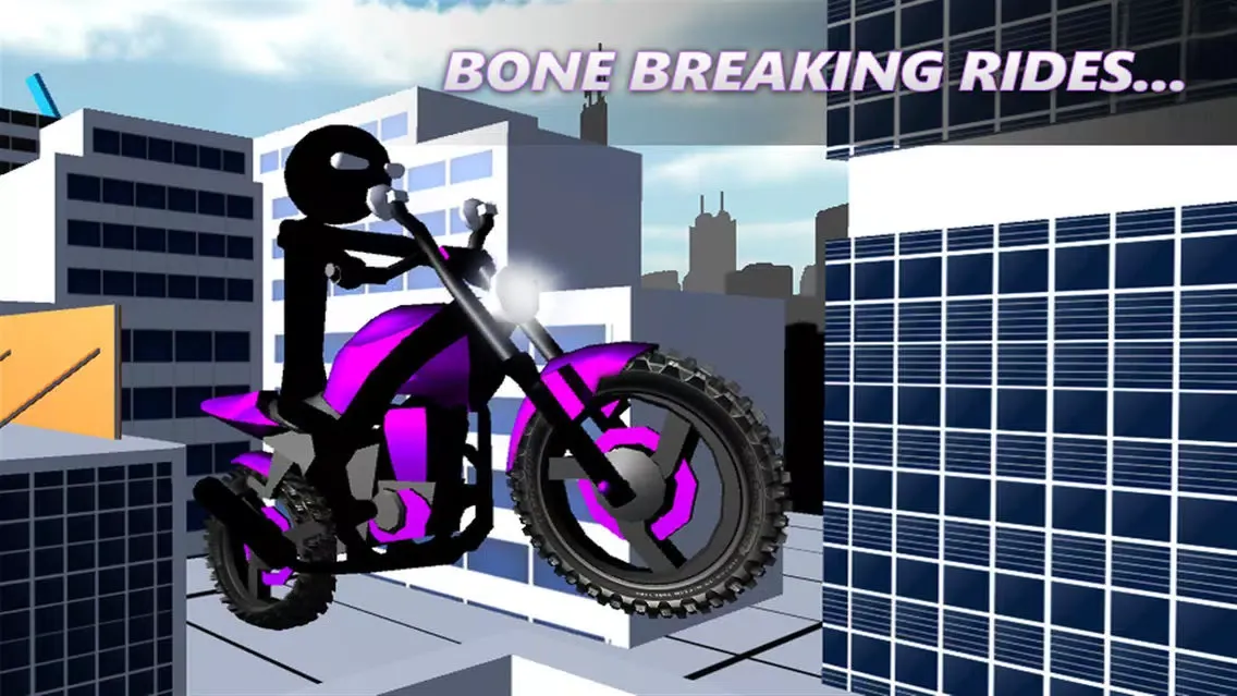 Stickman Motorcycle 3D应用截图