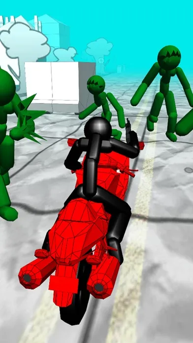 Capturas de pantalla de Stickman Zombie: Bike Racing