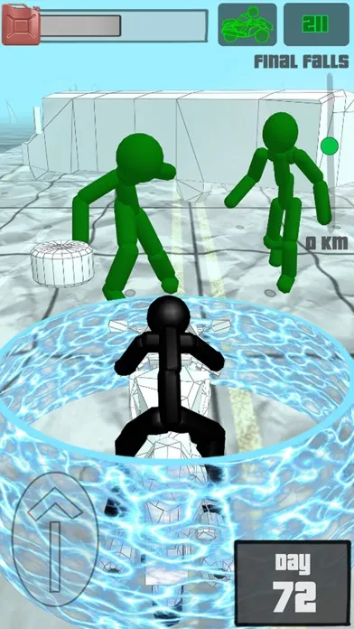 Capturas de pantalla de Stickman Zombie: Bike Racing