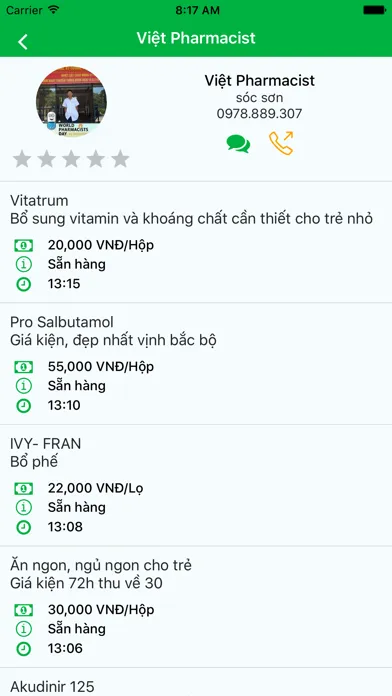 Chợ Thuốc Việt Nam スクリーンショット