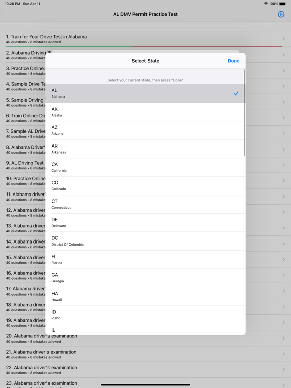 DMV Permit Practice Test ゜ iPad 應用截圖