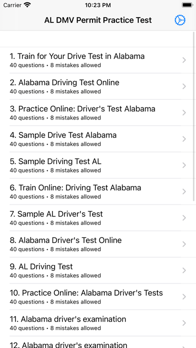 DMV Permit Practice Test ゜應用截圖