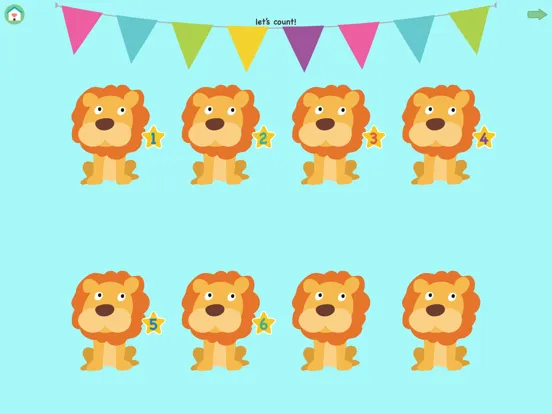 صور Learn 123 -  first numbers with sounds and animals iPad 