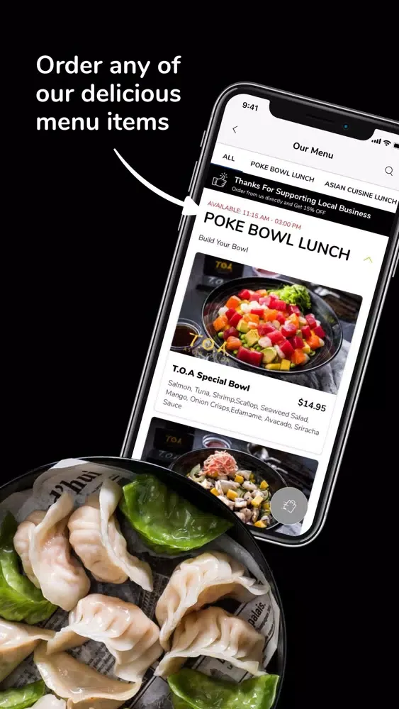 TOA Asian Fusion سکرین شاٹس