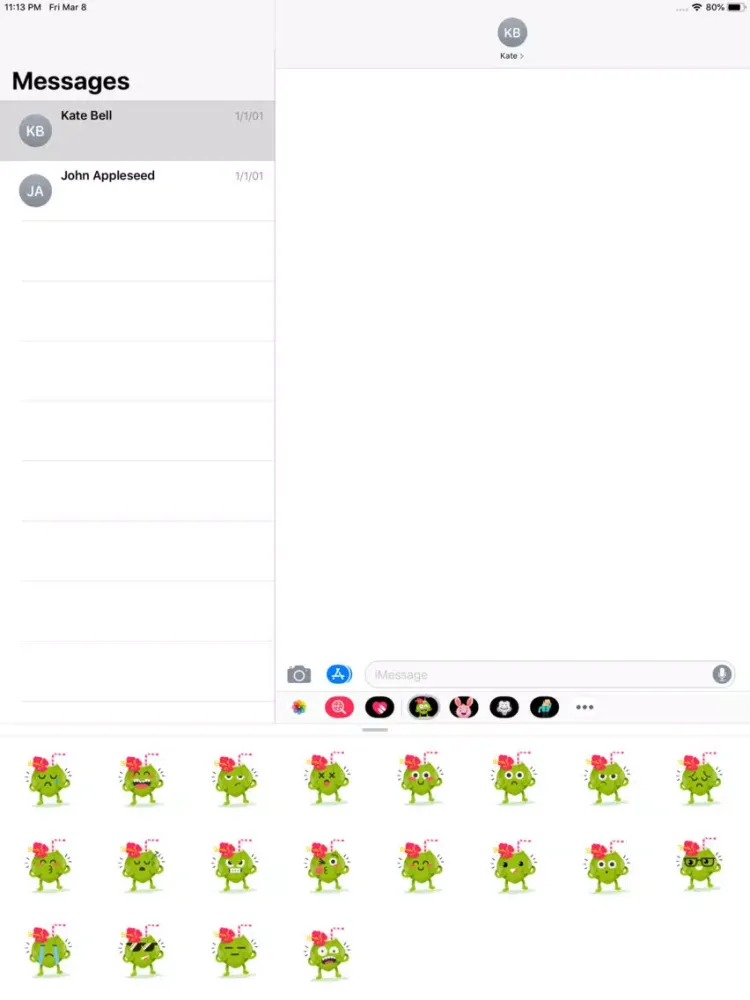 Captures d'écran de Coconut Confident Sticker iPad 