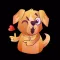 Dog Mo Mong Sticker