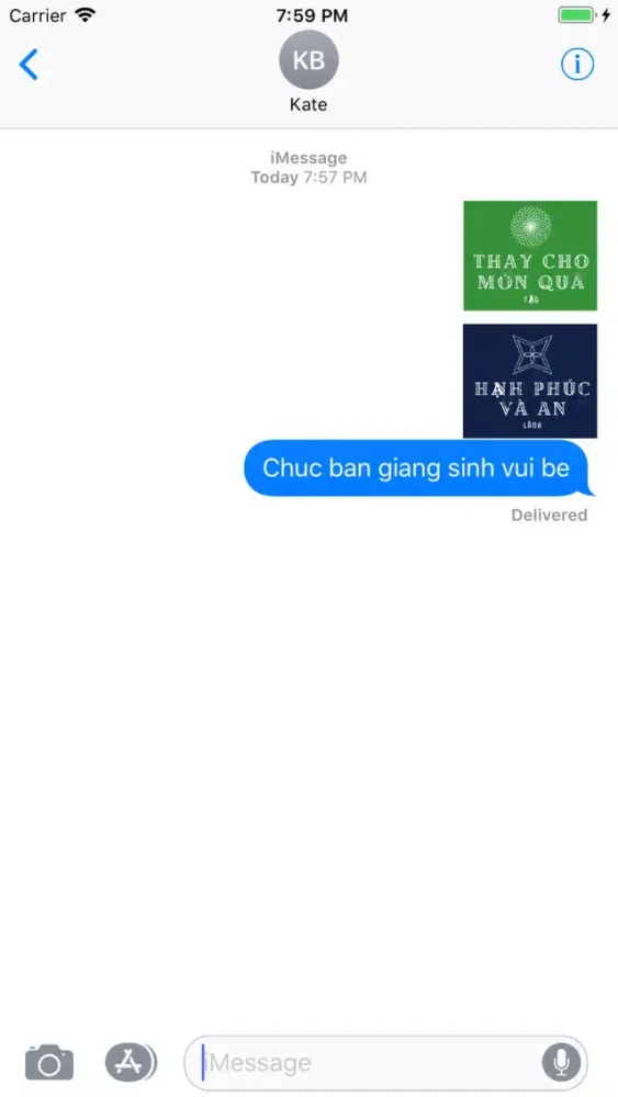 Tangkapan skrin giangsinhstickerCute