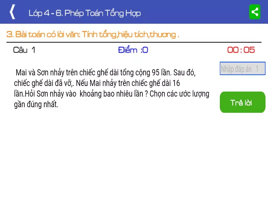Toán lớp 4 (Toan lop 4) iPad  Screenshots