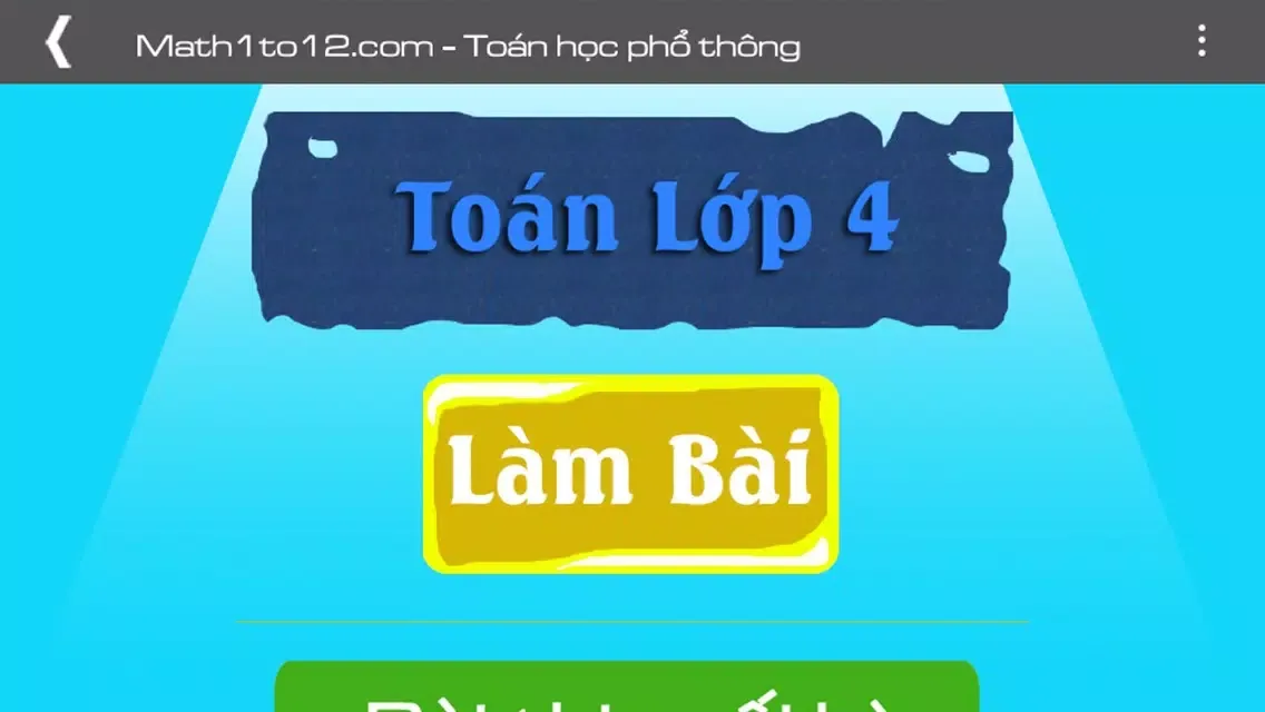 Toán lớp 4 (Toan lop 4) Screenshots