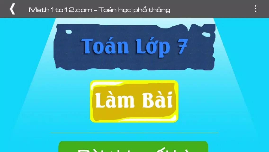 Tangkapan layar Toán lớp 7 (Toan lop 7)