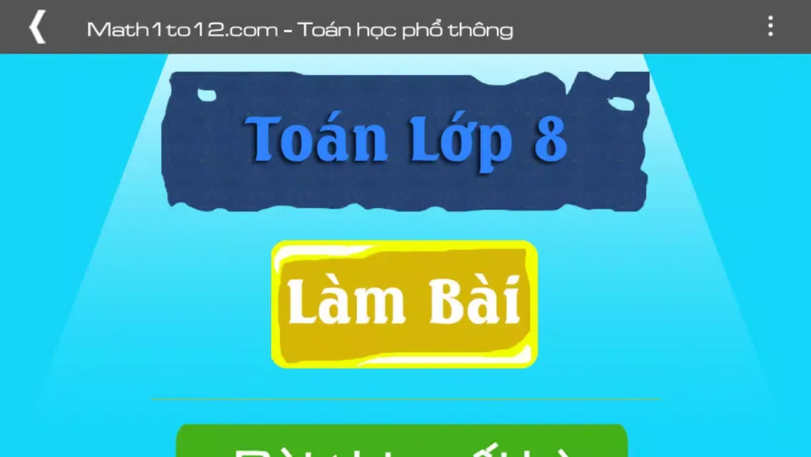 Toán lớp 8 (Toan lop 8) Screenshots