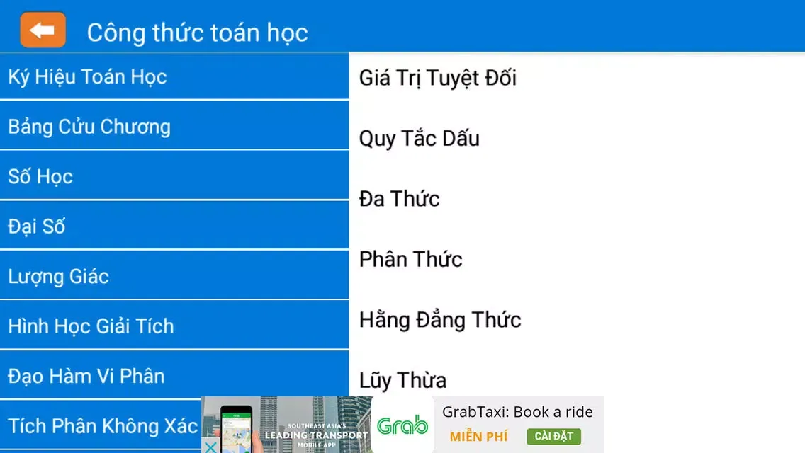 Toán lớp 8 (Toan lop 8) Screenshots