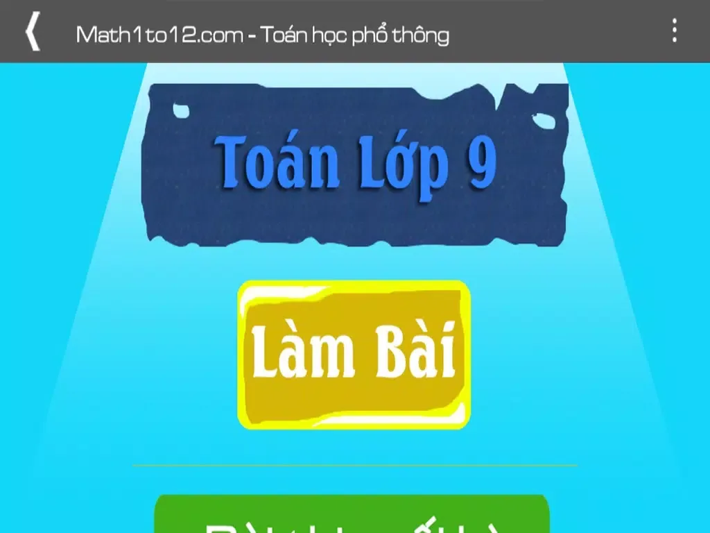 Toán lớp 9 (Toan lop 9) iPad Screenshots