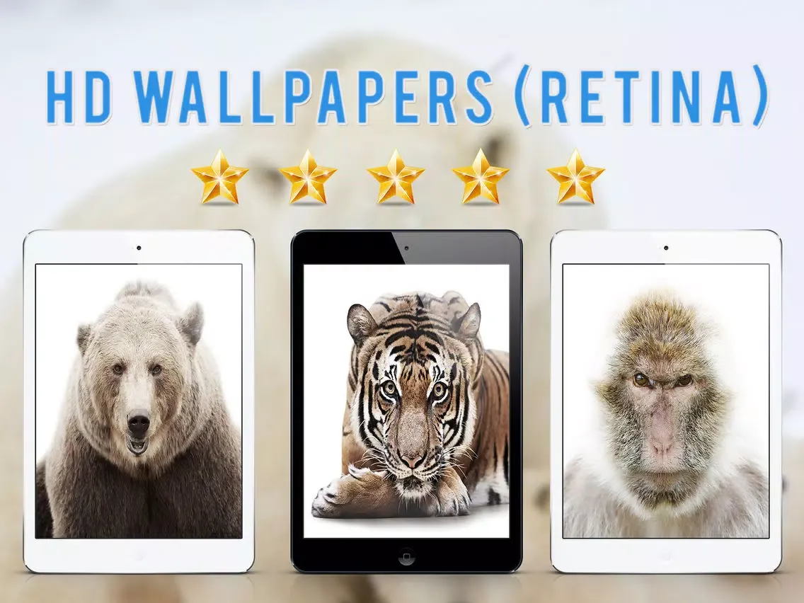 Tangkapan layar Wild Animals HD Wallpapers iPad 