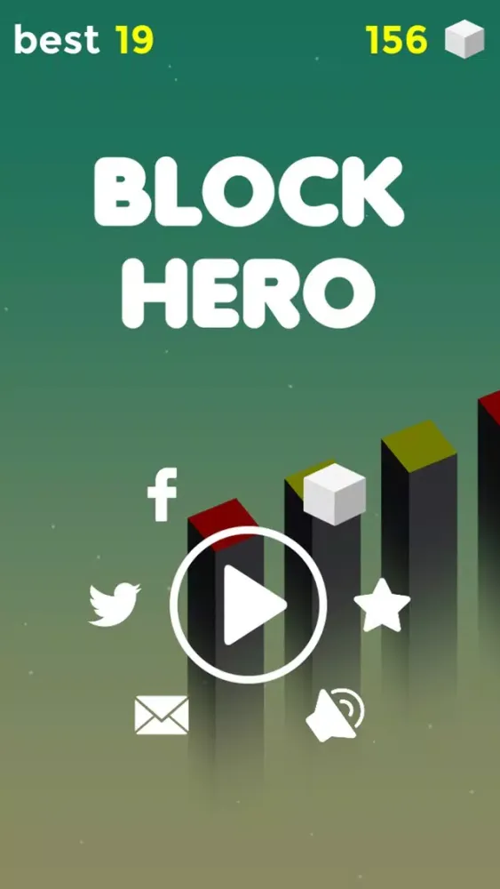 Скриншоты Color Block Hero - Tap to jump and change direction