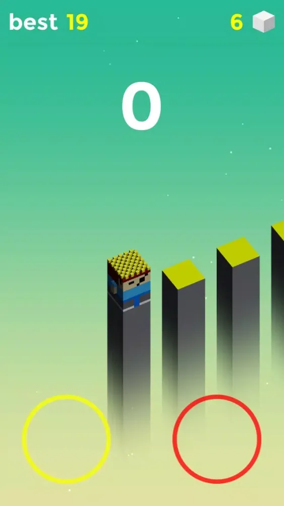 Скриншоты Color Block Hero - Tap to jump and change direction