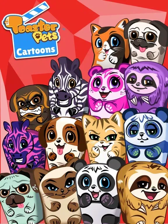 ภาพหน้าจอของ Toaster Pets Cartoons iPad 