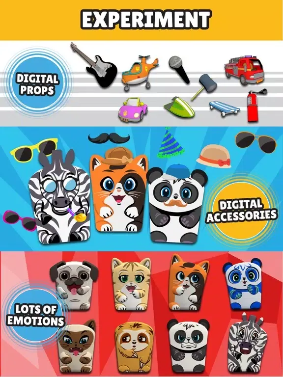 ภาพหน้าจอของ Toaster Pets Cartoons iPad 
