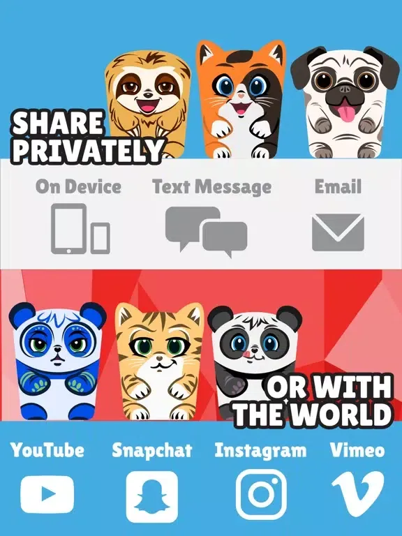 ภาพหน้าจอของ Toaster Pets Cartoons iPad 