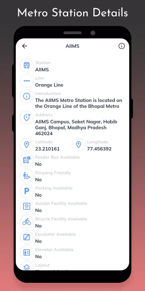 Bhopal Metro Route & Fare 스크린샷