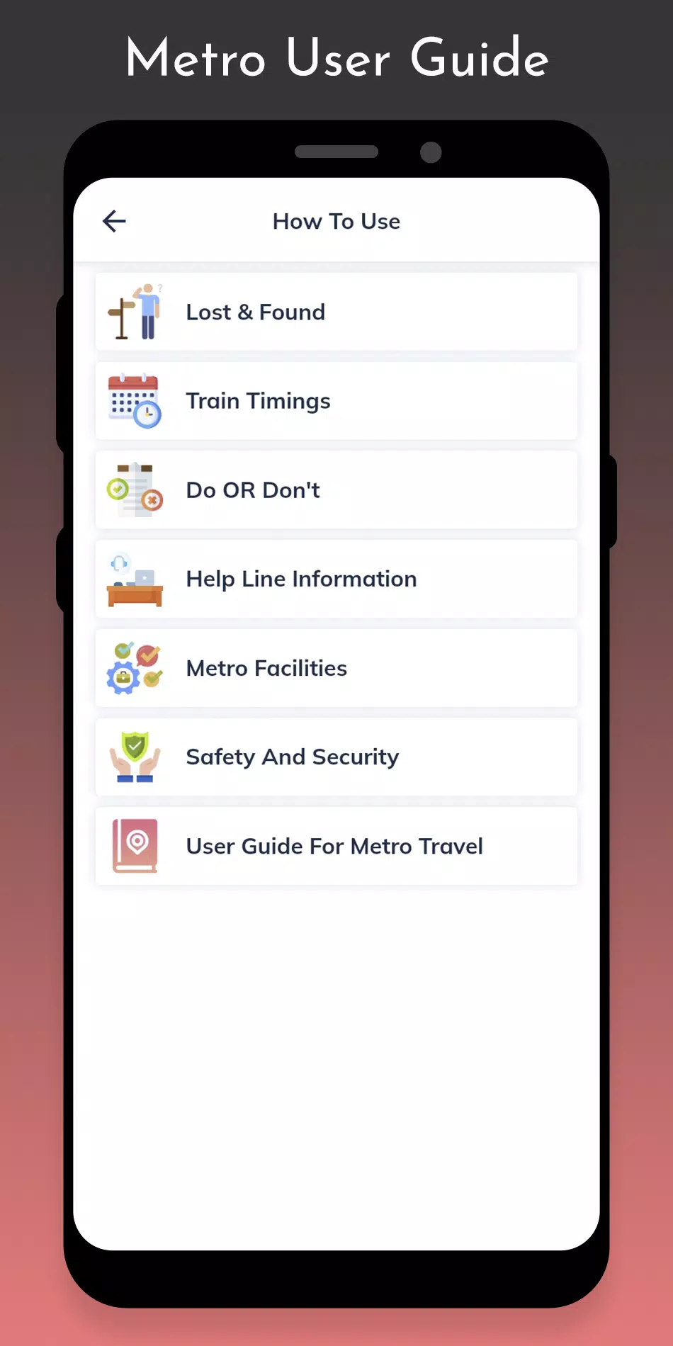 Navi Mumbai Metro Route Fare Screenshots