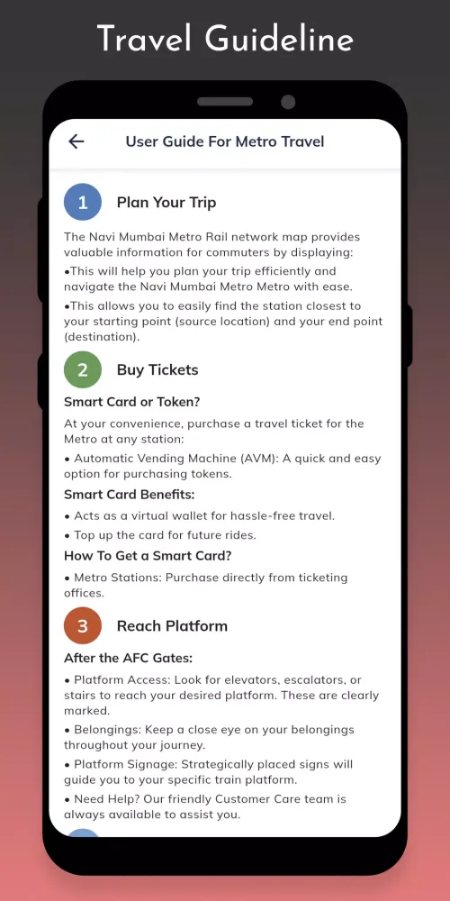 Capturas de pantalla de Navi Mumbai Metro Route Fare