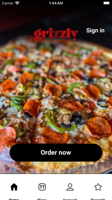 Grizzly Pizza & Wings應用截圖
