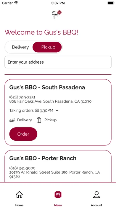 Gus's BBQ سکرین شاٹس