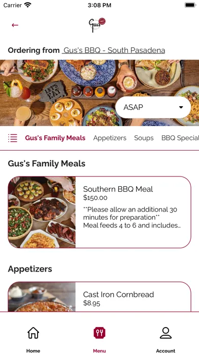 Gus's BBQ سکرین شاٹس