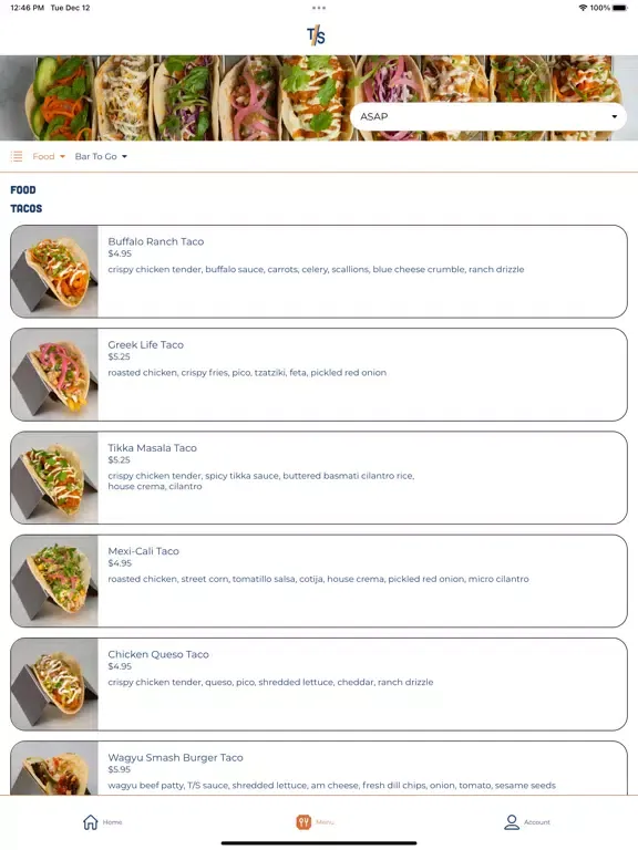 Taco/Social iPad  Ekran Görüntüleri
