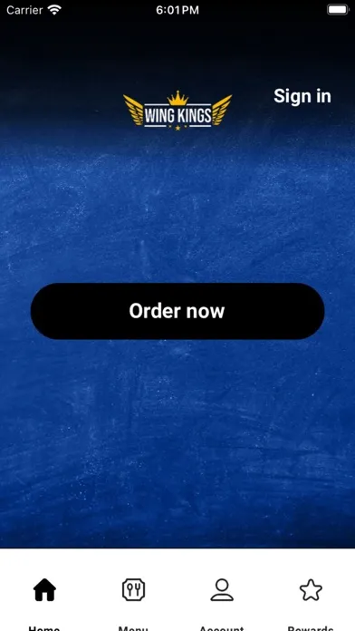 Captures d'écran de Wing Kings - Order Online