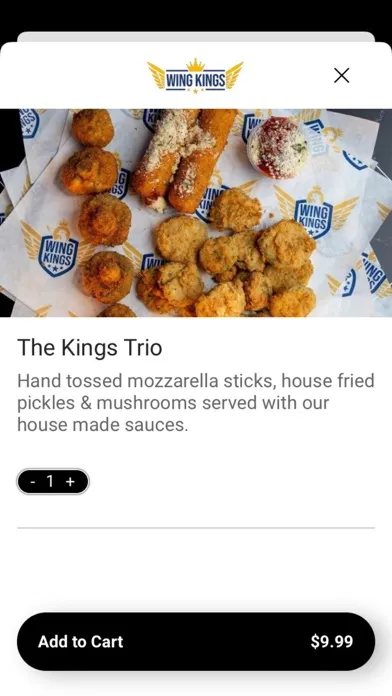 Captures d'écran de Wing Kings - Order Online