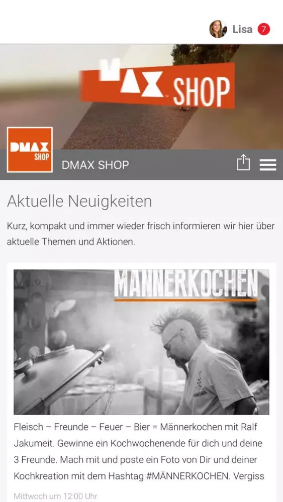 DMAX SHOP应用截图