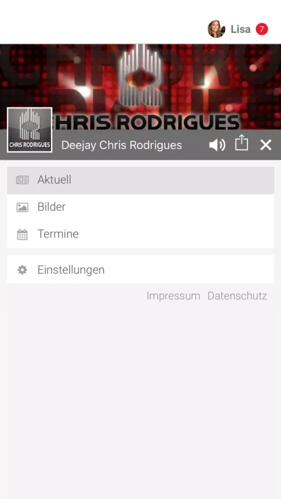 Capturas de pantalla de Deejay Chris Rodrigues