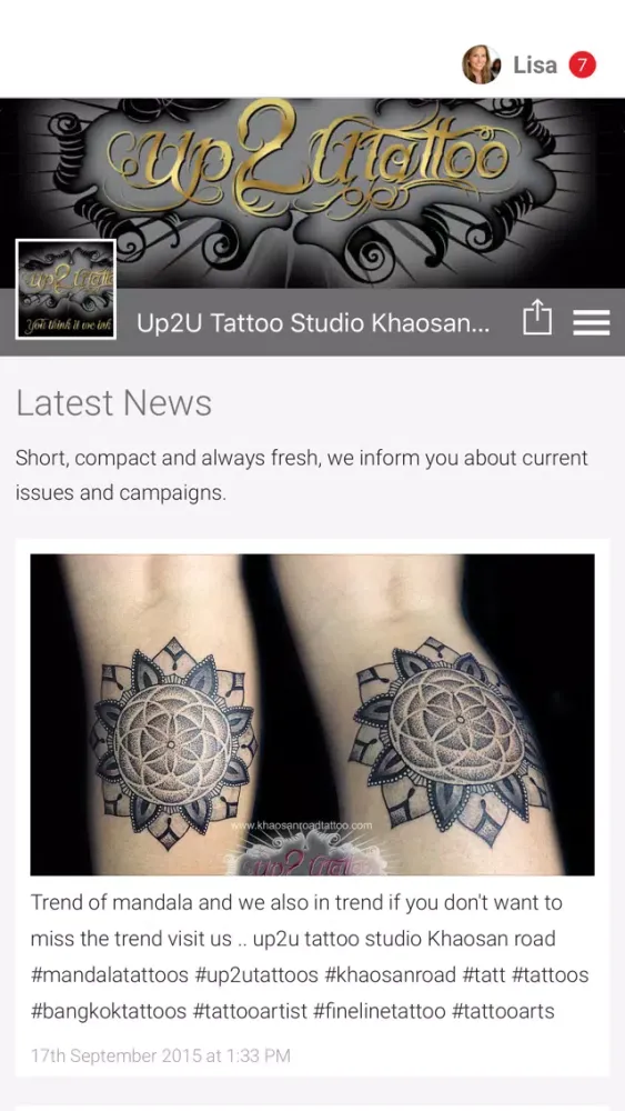 UP2U TATTOO Screenshots