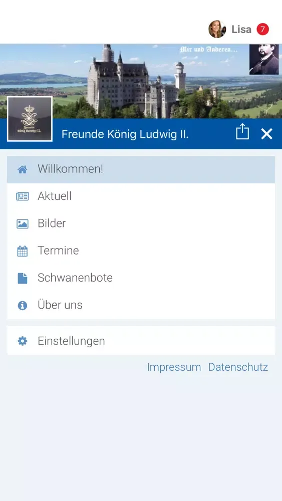 ภาพหน้าจอของ Freunde König Ludwig II.