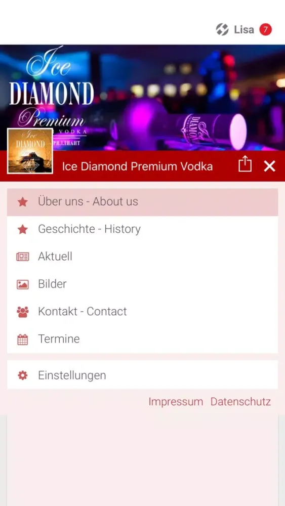 Ice Diamond Premium Vodka 스크린샷