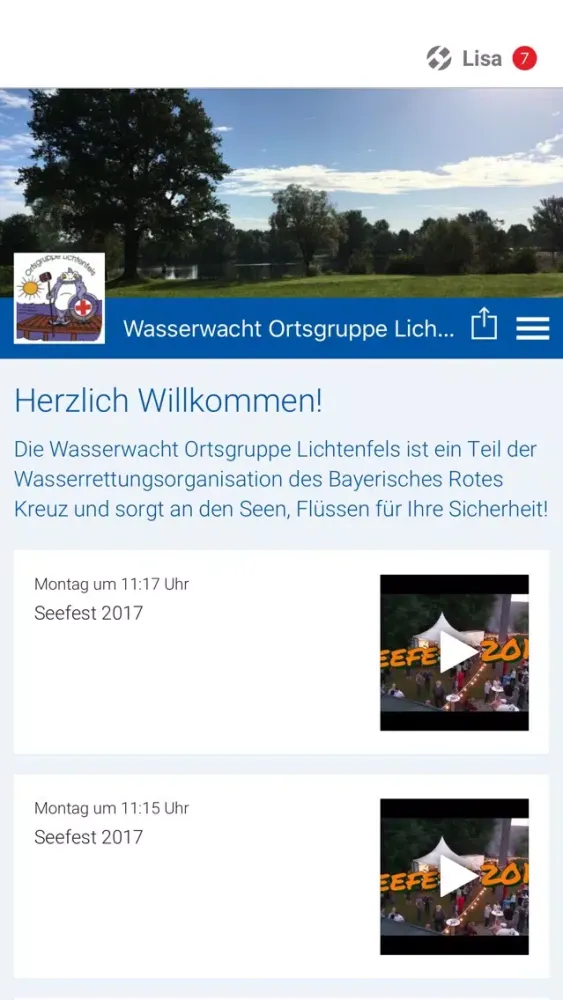 Captures d'écran de Wasserwacht Lichtenfels
