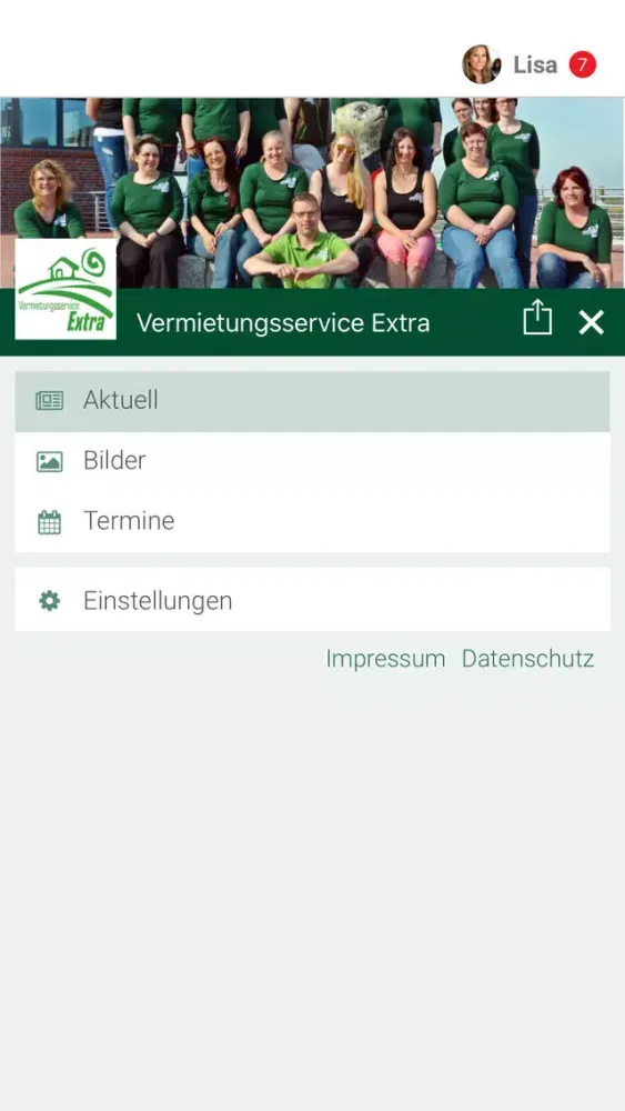 Vermietungsservice Extra应用截图