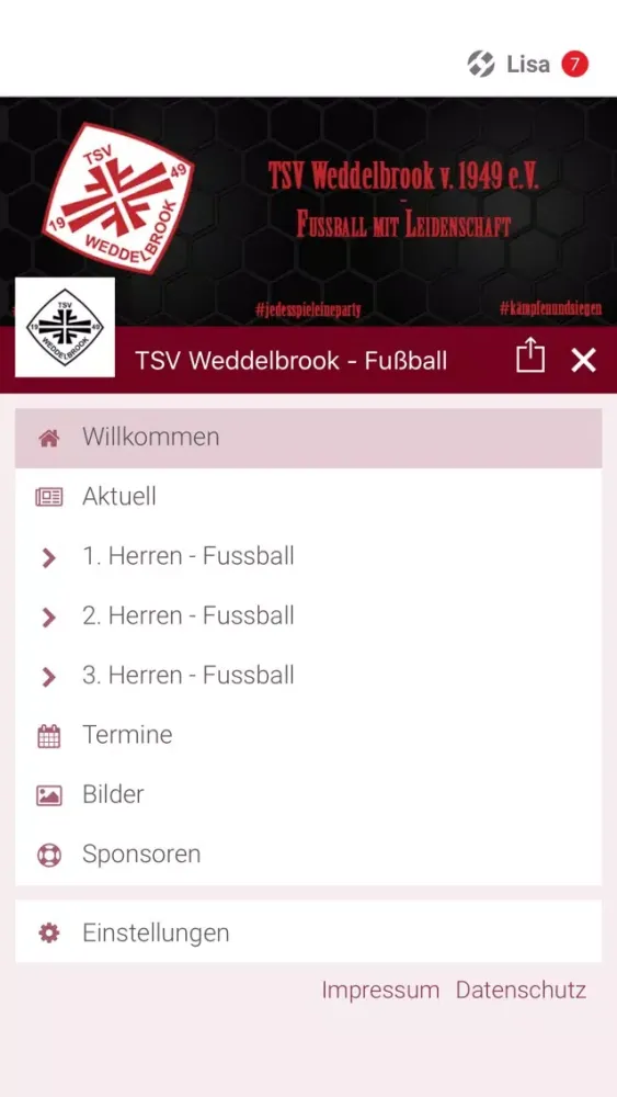 TSV Weddelbrook - Fußball Screenshots