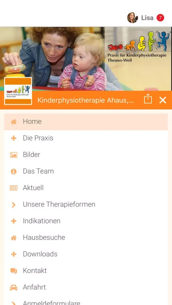 Kinderphysiotherapie Ahaus NRW应用截图