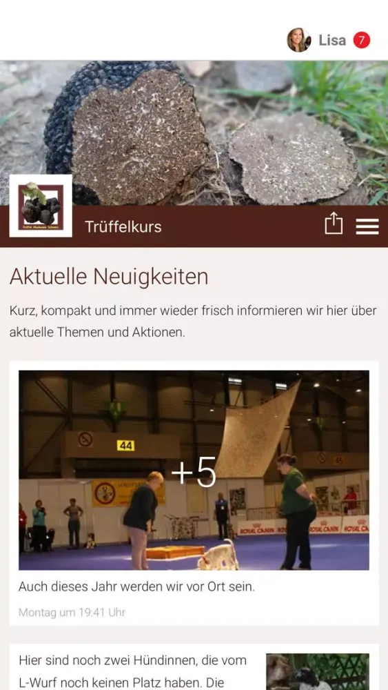 Screenshot di Trüffelkurs