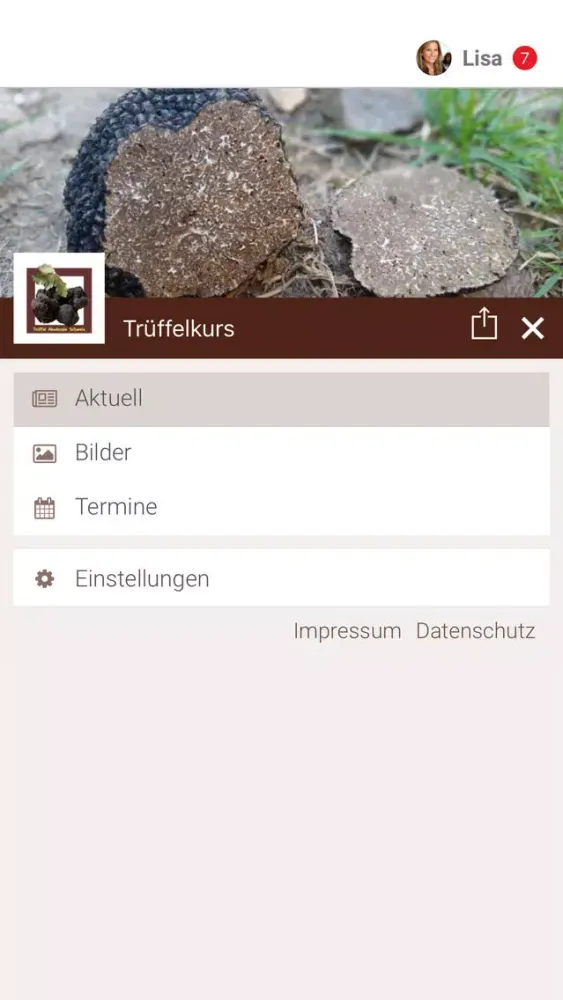 Screenshot di Trüffelkurs