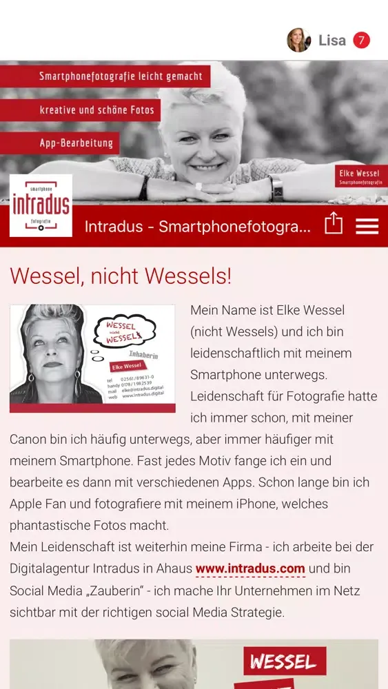 Tangkapan layar Elke Wessel