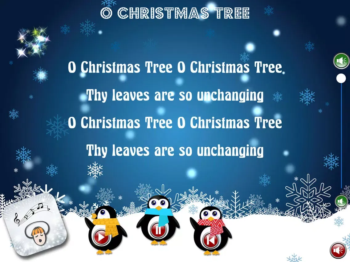 Ảnh chụp màn hình của CarolBox Christmas Carol Sing Along iPad 