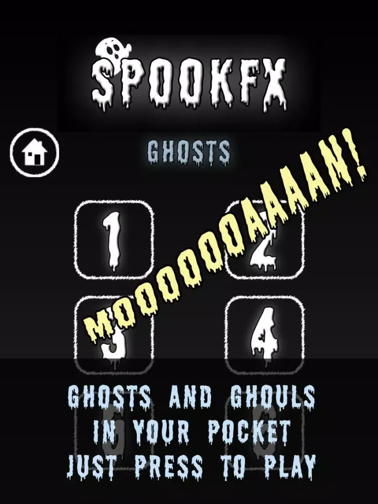 Spook FX Scary Halloween Sounds iPad  स्क्रीनशॉट