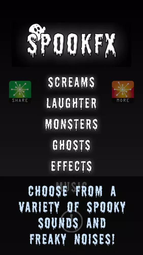 Spook FX Scary Halloween Sounds स्क्रीनशॉट